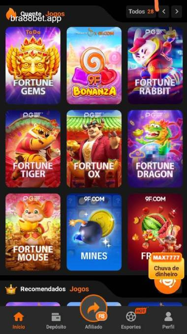 Aplicativo móvel BRA88BET para iOS e Android